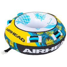 It's a 1 rider 54˝ (deflated) round towable with 4 nylon wrapped handles and neoprene knuckle guards. Towables Airhead 1 Rider