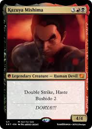 Without mana acceleration combo decks suffer immensely. I Made Kaz Into A Mtg Card Might Make A Whole Set Based On Tekken Tekken