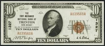 Meridian bank was the successor institution. 1929 10 Pennsylvania National Banks Charters Papermoneywanted Com