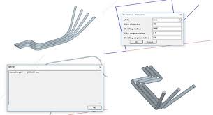 Wire Bending Routing Tool Is The Latest Sketchup Plugin That Is Compatible With Sketchup 2016 Sketchup 2017 Sketchup 2018 In 2020 Routing Tools Wire Tools