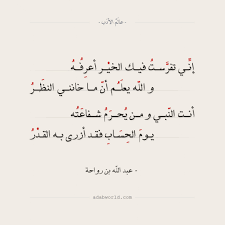 اقتباسات وأبيات شعر عن مدح الرسول عالم الأدب