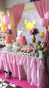 Fiesta Baby Minnie Rosa Gold And Pink Minnie Mouse Birthday Party Decorations Minnie Mouse Birthday Decorations Minnie Mouse Party Decorations