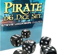 Amazon.com: Steve Jackson Games Pirate d6 Dice Set | Ages 14 ...