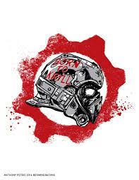 Born To Kryll Gears Of War Carmine Xbox Ghost Gaming Video Games Gears Of War War Tattoo Gears Of War 3