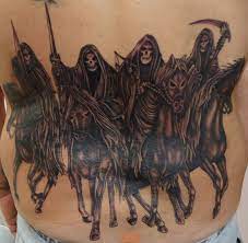 Four horsemen tattoo by fallingsarah on deviantart. Four Horsemen Symbol Tattoo Vtwctr