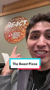 The Beast Pizza at Simple Simon’s of Vian