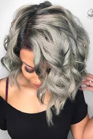 13 2021 short hair hairstyle wavy bob style with blunt bangs. Trendy Short Grey Hairstyles 2021 Novocom Top