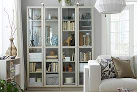 the ikea billy bookcases come in beige and other colours and have adjustable shelves that bookcase with glass doors ikea living room furniture ikea living room