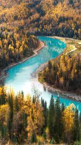 Blue River Wallpaper Background For Iphone And Android River Cool Places To Visit Beautiful Landscapes