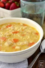Easy Chicken And Rice Soup Is A Quick And Simple Gluten Free Soup Recipe That The Entire Family Will Love Easy Chicken And Rice Soup Recipes Easy Soup Recipes