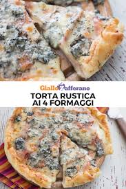 Torta Rustica Ai 4 Formaggi Ricetta Ricette Di Cucina Ricette Idee Alimentari