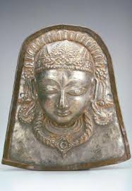 Mask (mohra) of the Hindu deity ...