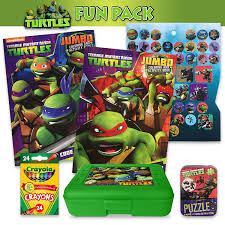 Teenage mutant ninja turtles annual 2012. Buy Teenage Mutant Ninja Turtle Fun Pack 2 Ninja Turtle Coloring Books With Bonus Sticker Sheet Ninja Turtle Crayon Box 24 Ct Crayola Crayons Ninja Turtle Puzzle 6 Pc Set