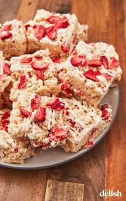 Strawberry Shortcake Rice Krispies Treats Are The New Og Recipe Krispie Treats Recipe Rice Krispy Treats Recipe Rice Krispie Treats