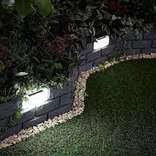 Edging can add beautiful design elements to your existing landscaping. Brick Effect Garden Border With Solar Led Light