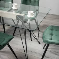 Shop smoked glass tables and other smoked glass furniture from top sellers around the world at this ultra modern drafting table features a satin black oxide steel framework with a tempered gray a 1970's round dining table by british manufactures merrow associates with round smoked glass top. Miro 6 Seater Glass Dining Table Home Furniture Home Origins