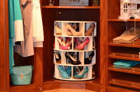 These spinning shoe carousels are sure to help you to keep those shoes organized and they don't take up much floor space. Shoecase Shoe Carousel Traditional Closet New York By April C Schmidt Houzz