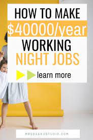 Overnight Work From Home Jobs Or Night Jobs To Earn Money Today Work From Home Jobs Night Jobs Earn Money Today