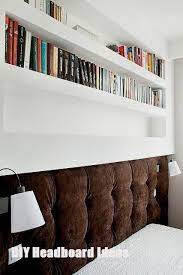 Check spelling or type a new query. Diy Headboard Ideas Headboard Ideas Shelves In Bedroom Small Apartment Bedrooms Bookshelves In Bedroom
