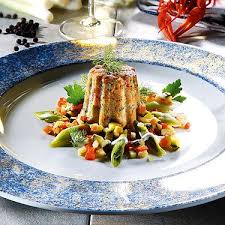 Flusskrebs Biskuit Auf Buntem Gemuse Mit Noilly Prat Sauce Rezepte Kochen Und Geniessen Lebensmittel Essen