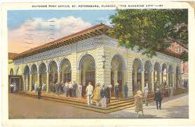 Vintage Florida Postcard St Petersburg Outdoor Post Office Etsy Vintage Florida Old Florida Petersburg