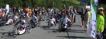 Race day will always have a fast guy or gal that's called a winner. 2020 Handbikebattle Feichten In Kaunertal Valley Austrian Tirol