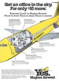 Hughes Airwest Ad Business Air Vintage Airlines Vintage Airline Posters