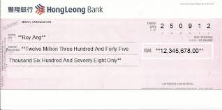 Hong leong bank was founded by liaw yu rui and began its operations in 1905 in kuching, sarawak under the name of kwong lee mortgage & remittance company. Cheque Writing Printing Software For Malaysia Banks