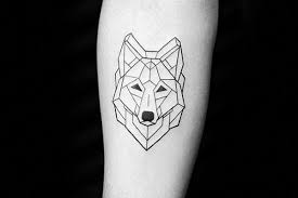 Forearm Remarkable Small Geometric Wolf Head Tattoos For Males Coolgeometrictattos Small Geometric Tattoo Geometric Wolf Tattoo Geometric Tattoo