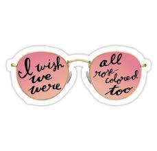 Rose Colored Boy Sticker Glasses Tattoo Rose Color Paramore Tattoo