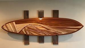 5' wall hanging surf board surfboard decor hawaiian beach surfing beach decor. Decorative Surfboards Wood Surfboards Michael Rumsey Art