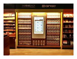 The Bookstore Of The Very Near Future Featuring The Qinqo Qiosq And Qinqo Ebook Download Cards