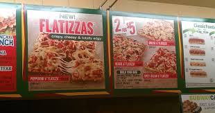 News Subway New Flatizzas Flatbread Pizzas Brand Eating