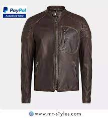 Belstaff Mens Leather Wittering Jacket Mr Styles Jackets Men Fashion Leather Jacket High Quality Leather Jacket