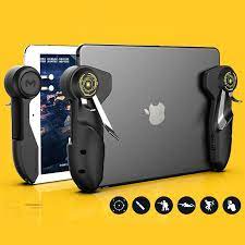 Mobile Pubg Game Controller For Ipad Tablet Six Finger Game Joystick Handle Aim Button L1r1 Shooter Gamepad Trigger Gamepa Game Controller Ipad Tablet Joystick