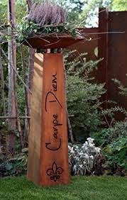 Tolle Rostsaule Mit Dem Schriftzug Carpe Diem Ist Ein Schoner Hingucker Fur Ihre Wohn Gartendeko Rostikal Edelros Pflanzschale Jabo Design Wohnen Und Garten