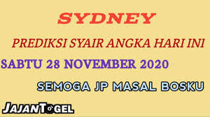 Prediksi Angka Sdy Sabtu 28 November 2020 Prediksi Syair Sydney Youtube