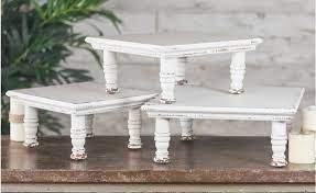Wood Table Risers Display Stand Farmhouse Decor Decor Repurposed Furniture