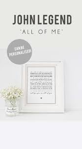 John Legend All Of Me Song Lyric Print Lyrics Wall Etsy Lyric Prints Song Lyric Print Anniversary Songs