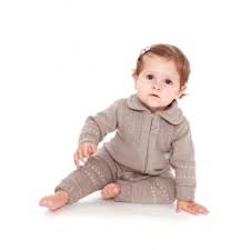 Lillelam Ulldress Basic Beige Barn Ullklaer Babyklaer