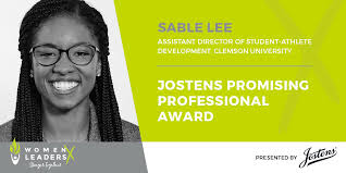 Sable Lee Wins Jostens Promising Professional Award