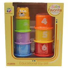 This product exceeds all government safety. Feng Ling Sixoneeight Baby Bath Funny Stacking Cups 7pc