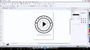 Maybe you would like to learn more about one of these? Cara Membuat Logo Sederhana Sample Nama Sendiri Coreldraw X7 Youtube