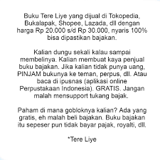Buku cerita dongeng anak : Berkaca Dari Kritik Tere Liye Soal Buku Bajakan Ini Faktor Yang Mendorong Pembajakan Buku Kerap Terjadi Halaman All Kompas Com