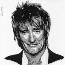 Troubadour (Rod Stewart) Painting by Ray Postill