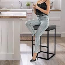 By ashley silverwood simply shabby chic skyline furniture stakmore steve silver co. Barstools 24 Inch Brown Maison Arts Counter Height Bar Stool 24 For Kitchen Counter Backless Industrial Stool Modern Upholstered Barstool Countertop Saddle Chair Island Stool 330 Lbs Bear Capacity 1 Stool Home Kitchen