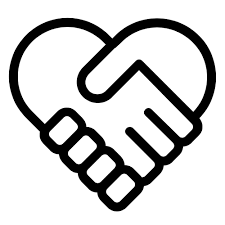 Handshake Heart Icon Heart Icons Icon Friendship Symbols