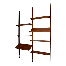 Mid Century Modern Teak Cado Tension Wall Unit Modular Chairish