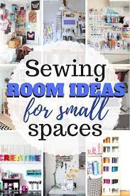 How you organize your sewing room will depend on what you like to do most and the sewing materials required. Great List Of Several Sewing Room And Craft Room Organization Ideas Especially Sewing Room Ideas Sewing Rooms Sewing Room Organization Small Sewing Rooms