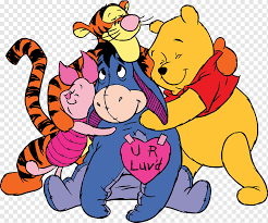 Illustrate a flower on his hands. Winnie The Pooh Hug Drawing Winnie The Pooh Child Toddler Fictional Character Png Pngwing